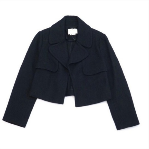 kate spade black cropped blazer jacket nwot size 4 - Picture 4 of 4